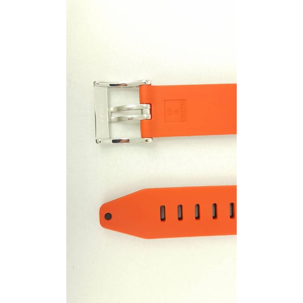 SEIKO SNA749 Honda F1 Racing Strap Black Red Silicone Band 7T62 - 0GR0 - Watch Plaza