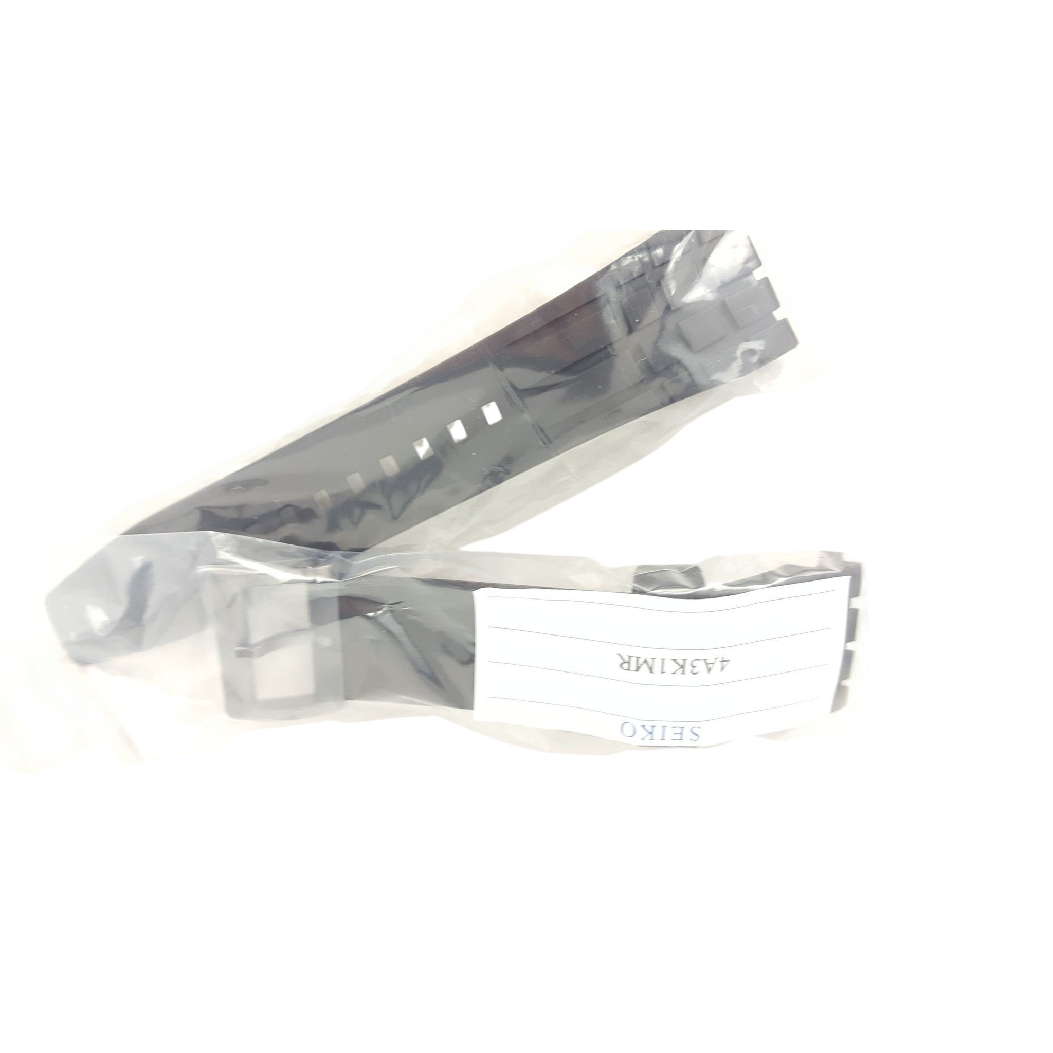 Seiko SNAD88, SNAD85 & SNDD73 Black Rubber Watch Strap 7T62 - 0KH0 Strap 24mm - 4A3K1MR - Watch Plaza