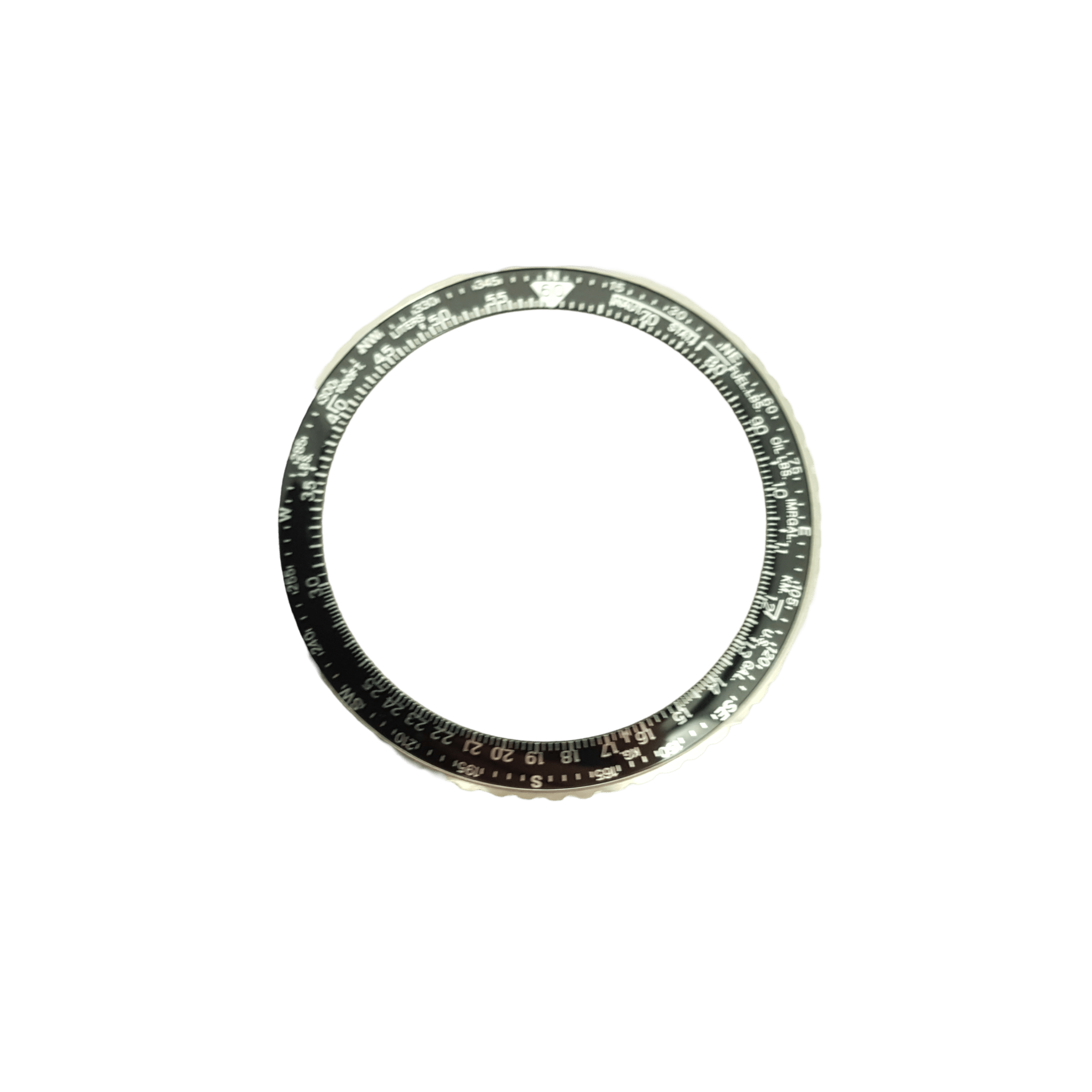 Seiko SND253 Bezel 7T92 - 0CF0 Flight Master SKS195P1 V657 - 8120 Black Rotating - Watch Plaza