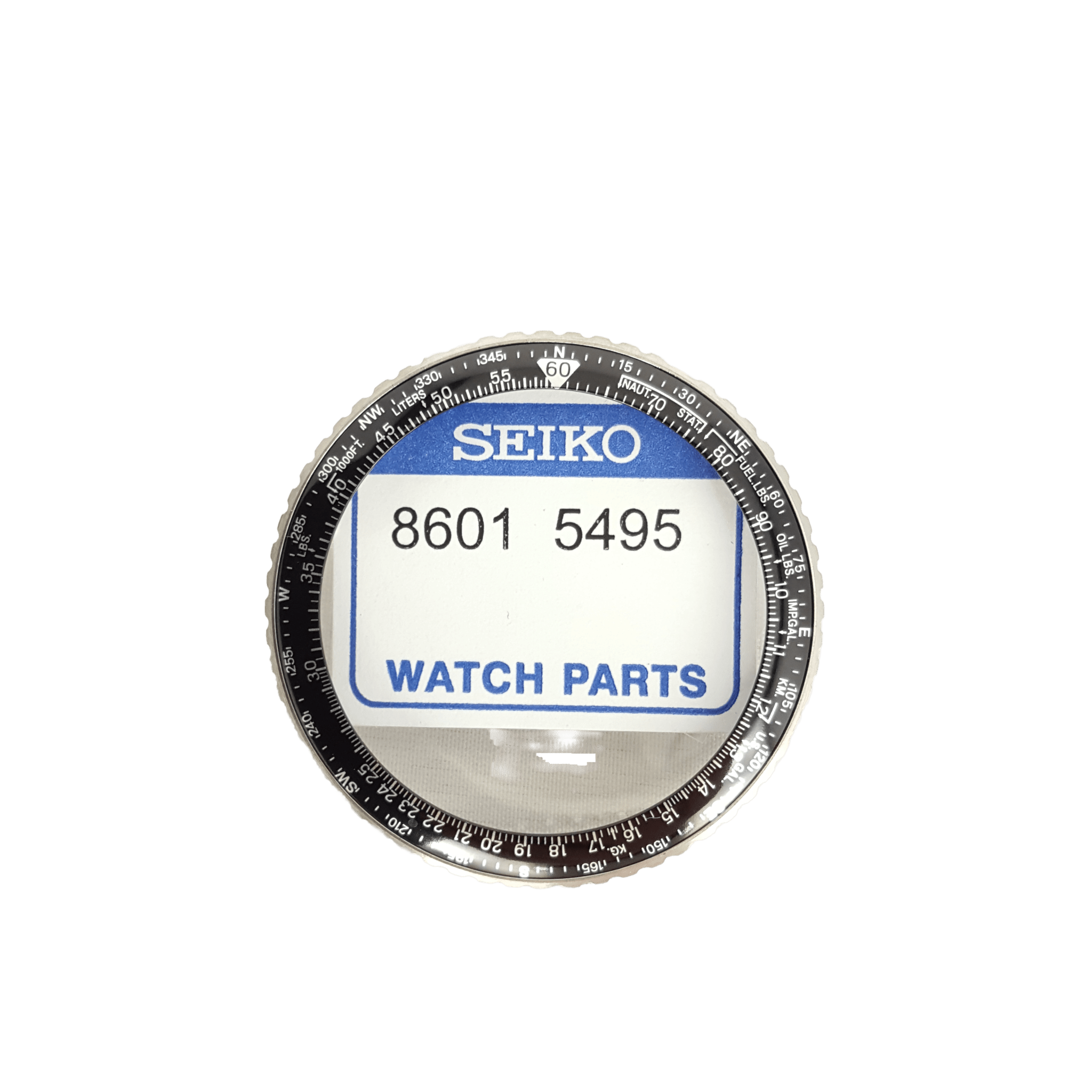 Seiko SND253 Bezel 7T92 - 0CF0 Flight Master SKS195P1 V657 - 8120 Black Rotating - Watch Plaza