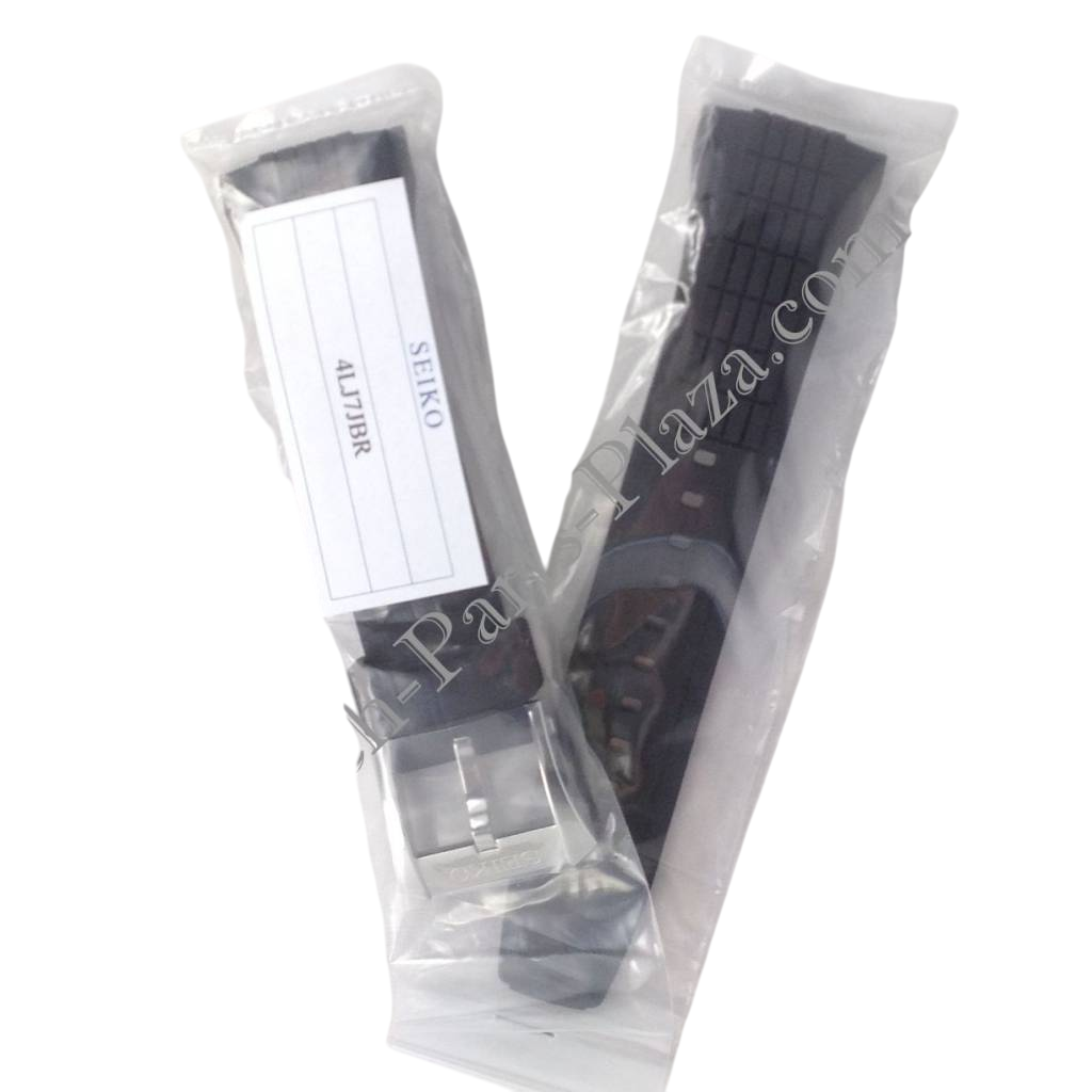 Seiko SPC007P1 SNAA93P2 Black Rubber Watch Band 7T62 - 0HD0 Strap 26mm - Watch Plaza