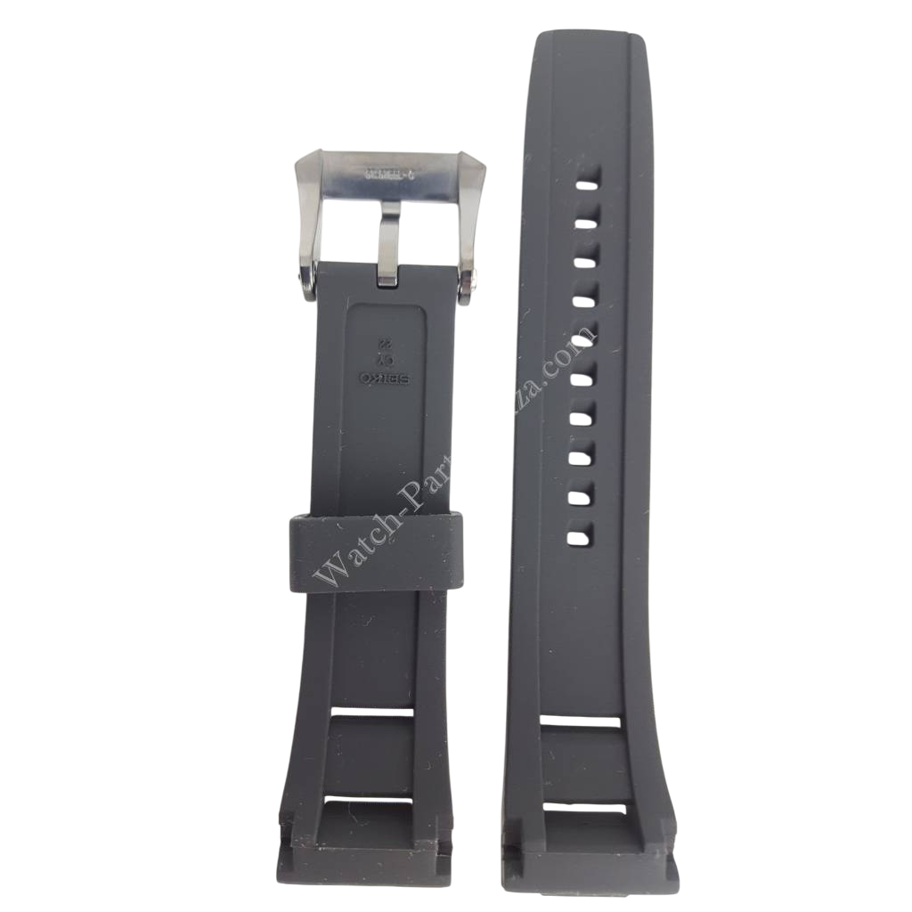 SEIKO SPC149P1 Black Silicon Watch Band 22 mm R02L011M0 Yachting Timer 7T84 - 0AE0 - Watch Plaza