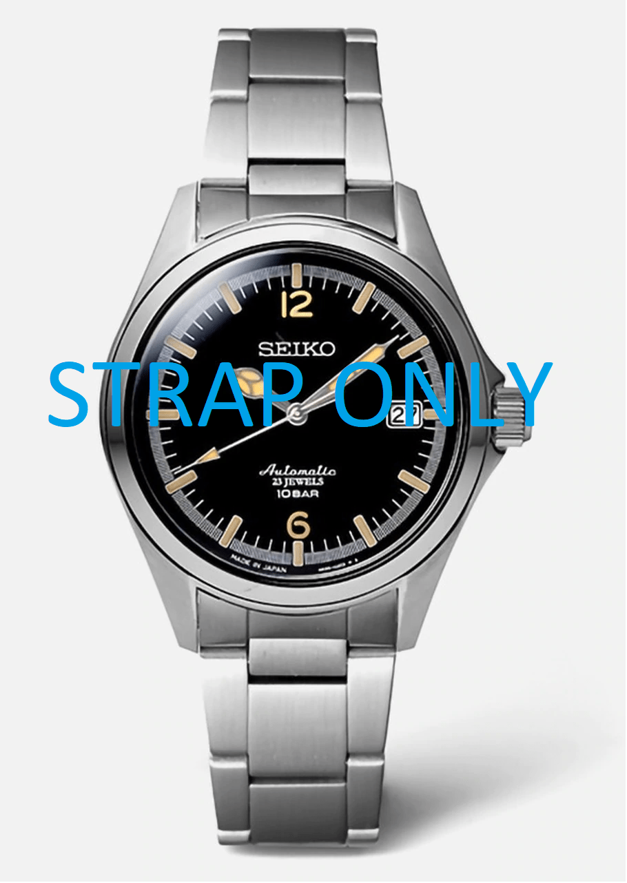 Seiko W57D1AM watch band SZSB006 stainless steel 4R35 - 02R0 20mm TicTac 35th Anniversary - Watch Plaza