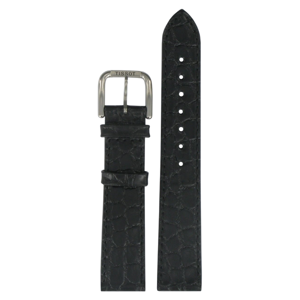 Tissot Desire T 870 / 970 Watch Band T600013056 Black Leather 18 mm Desire - Watch Plaza