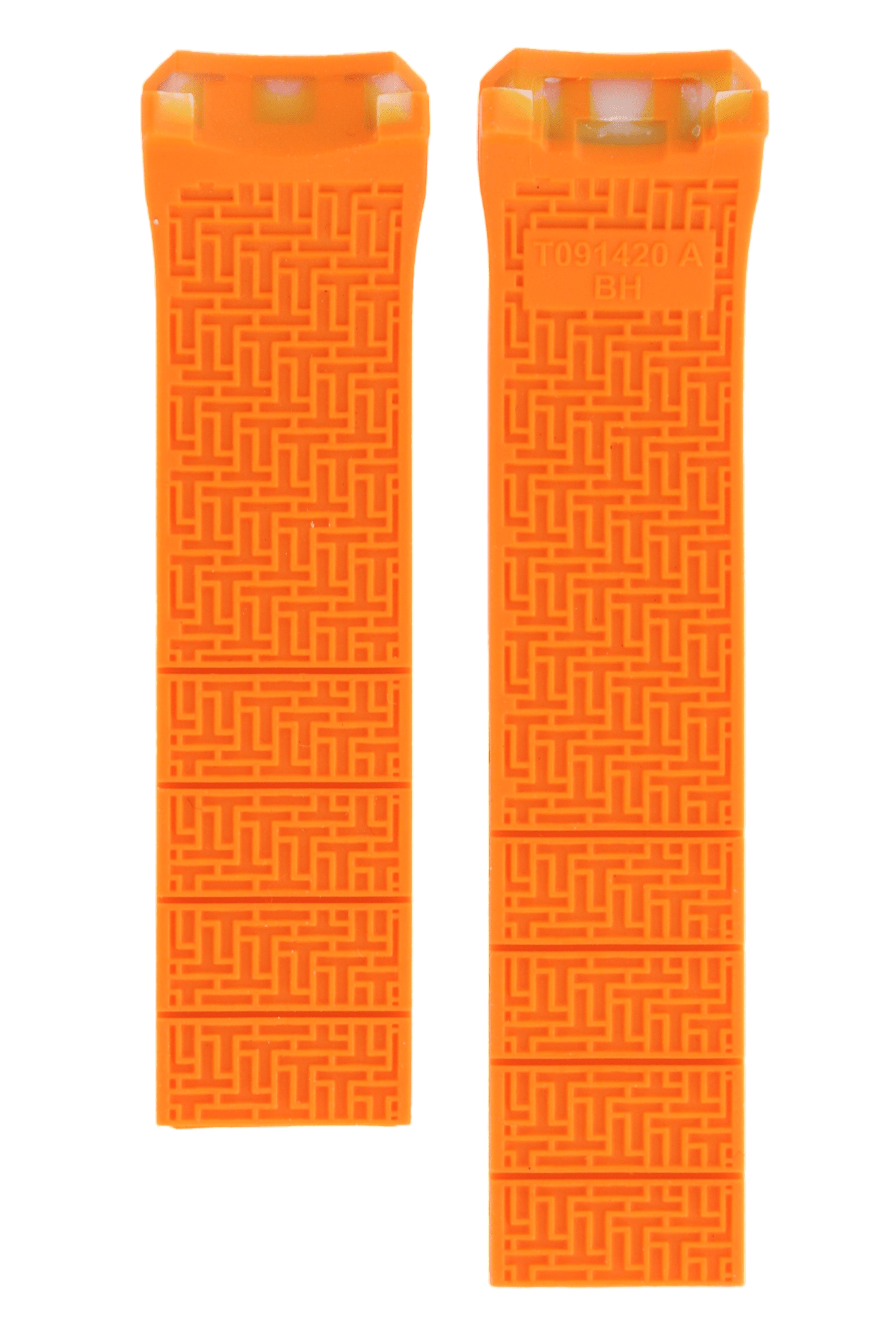 Tissot Expert Solar T091420 A BH Watch Band T610034735 Orange Silicone 22 mm T - Touch Solar - Watch Plaza