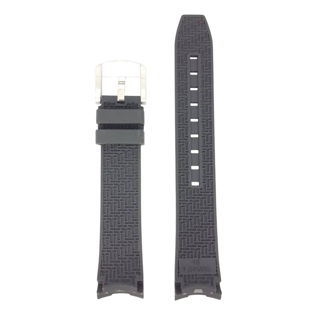 Tissot PRC200 - T055417A Watch Band T603032879 Black Silicone 19 mm PRC 200 - Watch Plaza