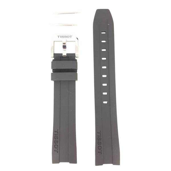 Tissot PRC200 - T055417A Watch Band T603032879 Black Silicone 19 mm PRC 200 - Watch Plaza