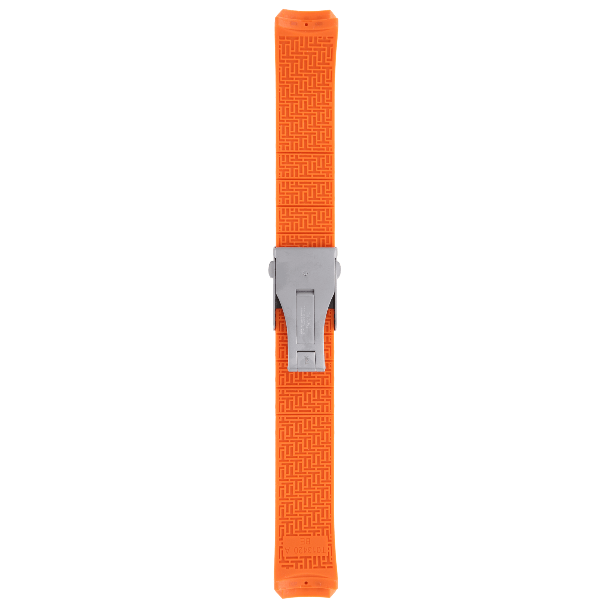 Tissot T - Touch II - T013420 & T047420 Watch Band T603026664 Orange Silicone 21 mm T - Touch - Watch Plaza