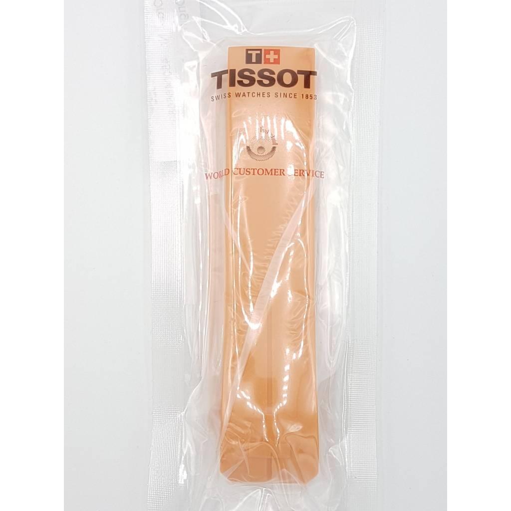 Tissot T013420A & T047420A Watch Band T610026463 Orange Silicone 21 mm T - Touch - Watch Plaza