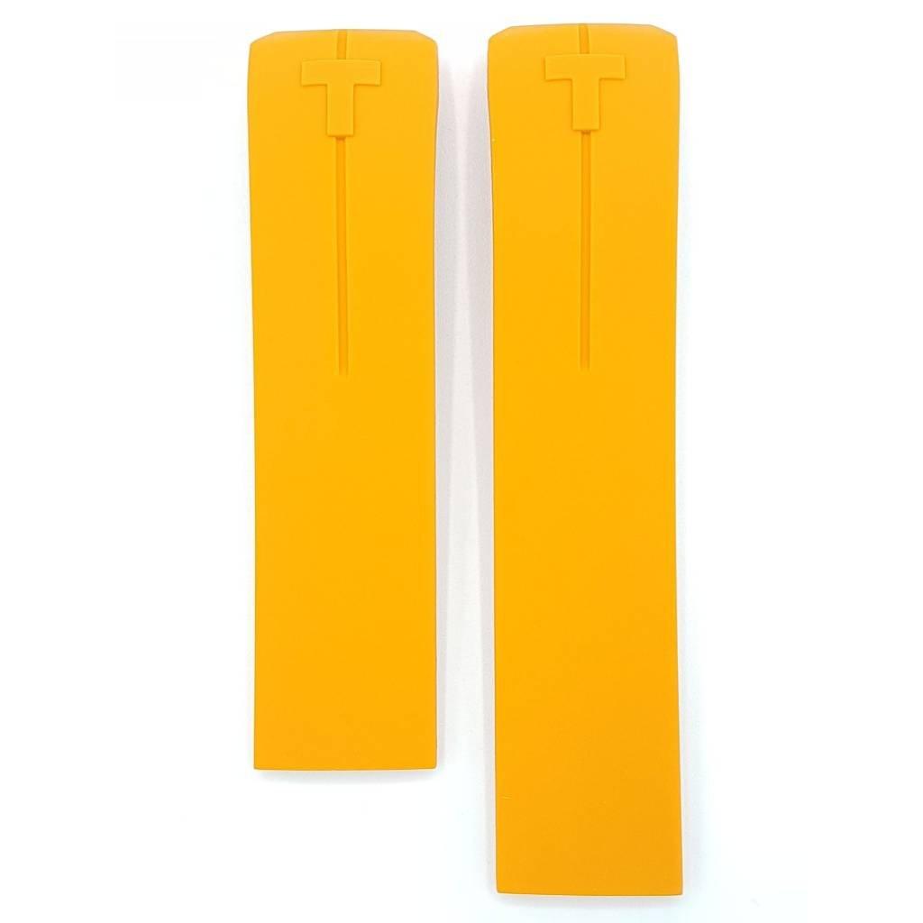 Tissot T013420A & T047420A Watch Band T610026463 Orange Silicone 21 mm T - Touch - Watch Plaza