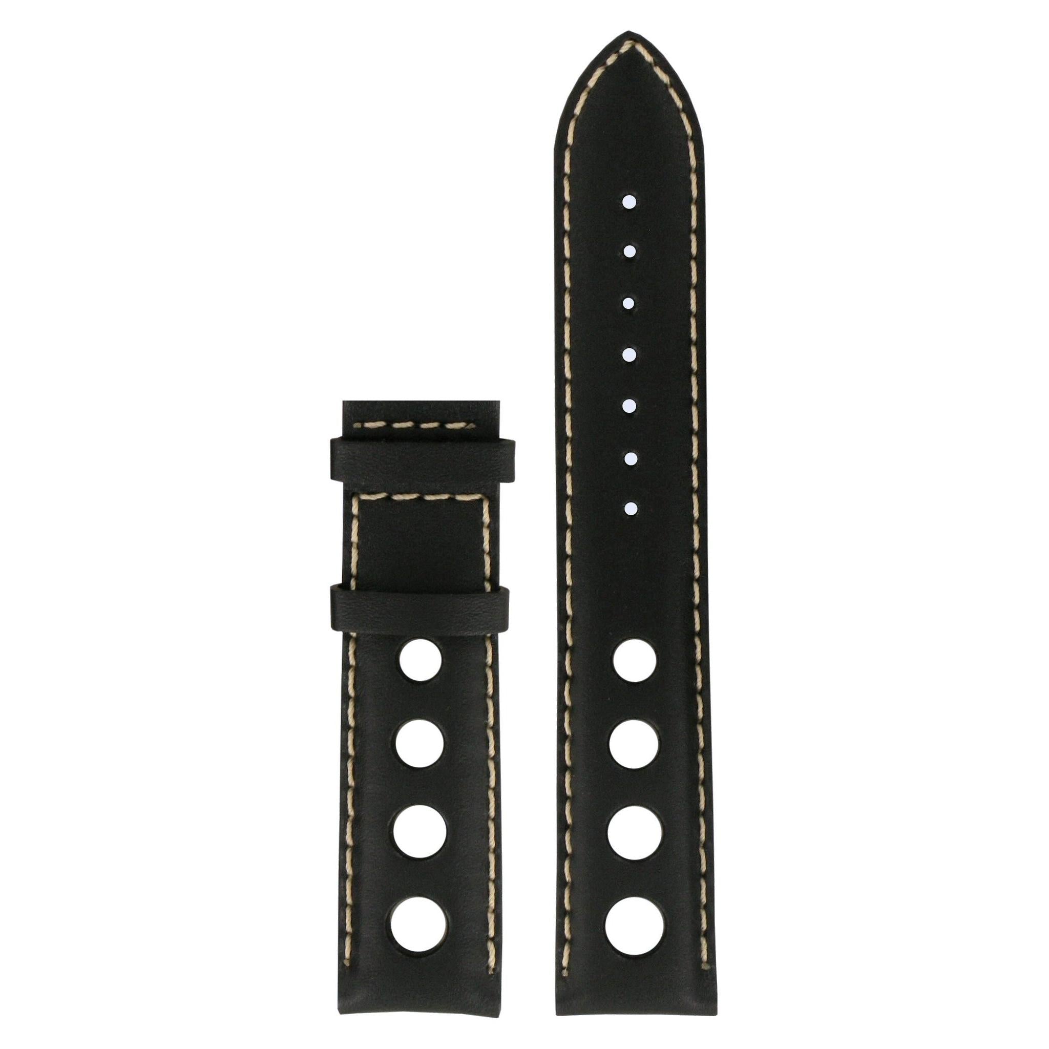 Tissot T014421A Watch Band T610030782 Black Leather 19 mm PRC 200 - Watch Plaza