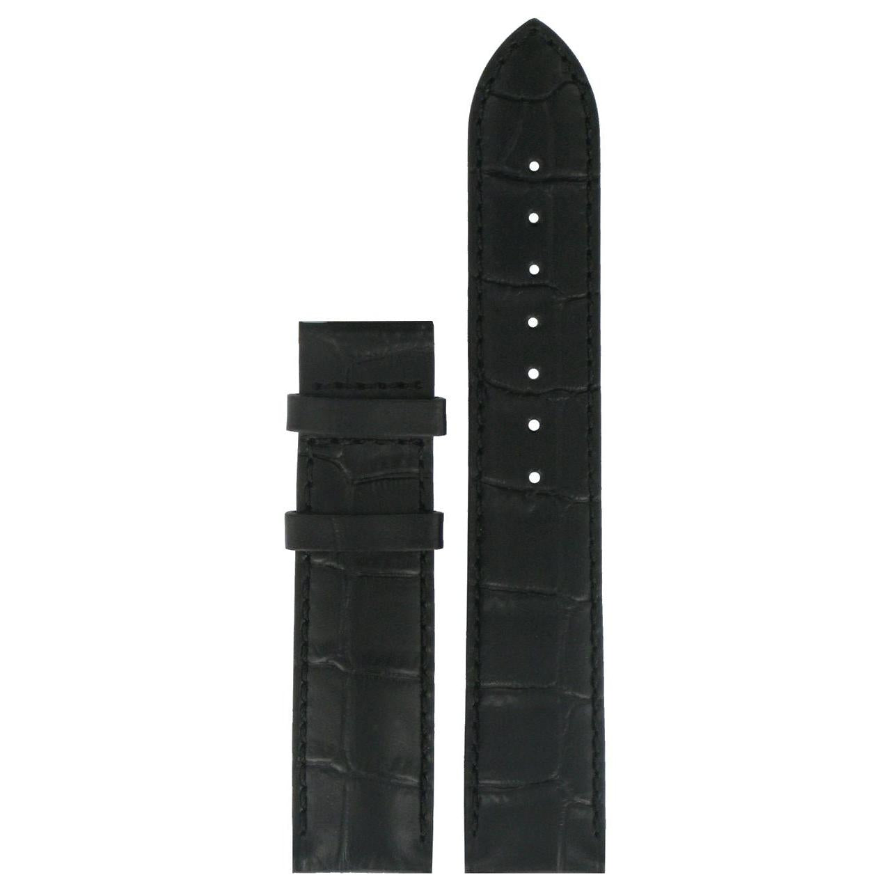 Tissot T014430, T17152 Watch Band T610014562 Black Leather 19 mm PRC - 200 - Watch Plaza
