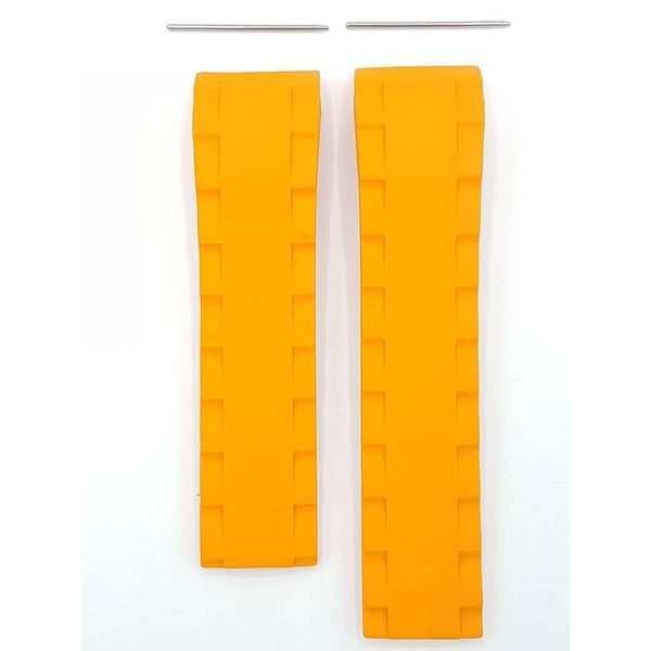 Tissot T026420A Watch Band T610027546 Orange Silicone 22 mm Sea - Touch - Watch Plaza
