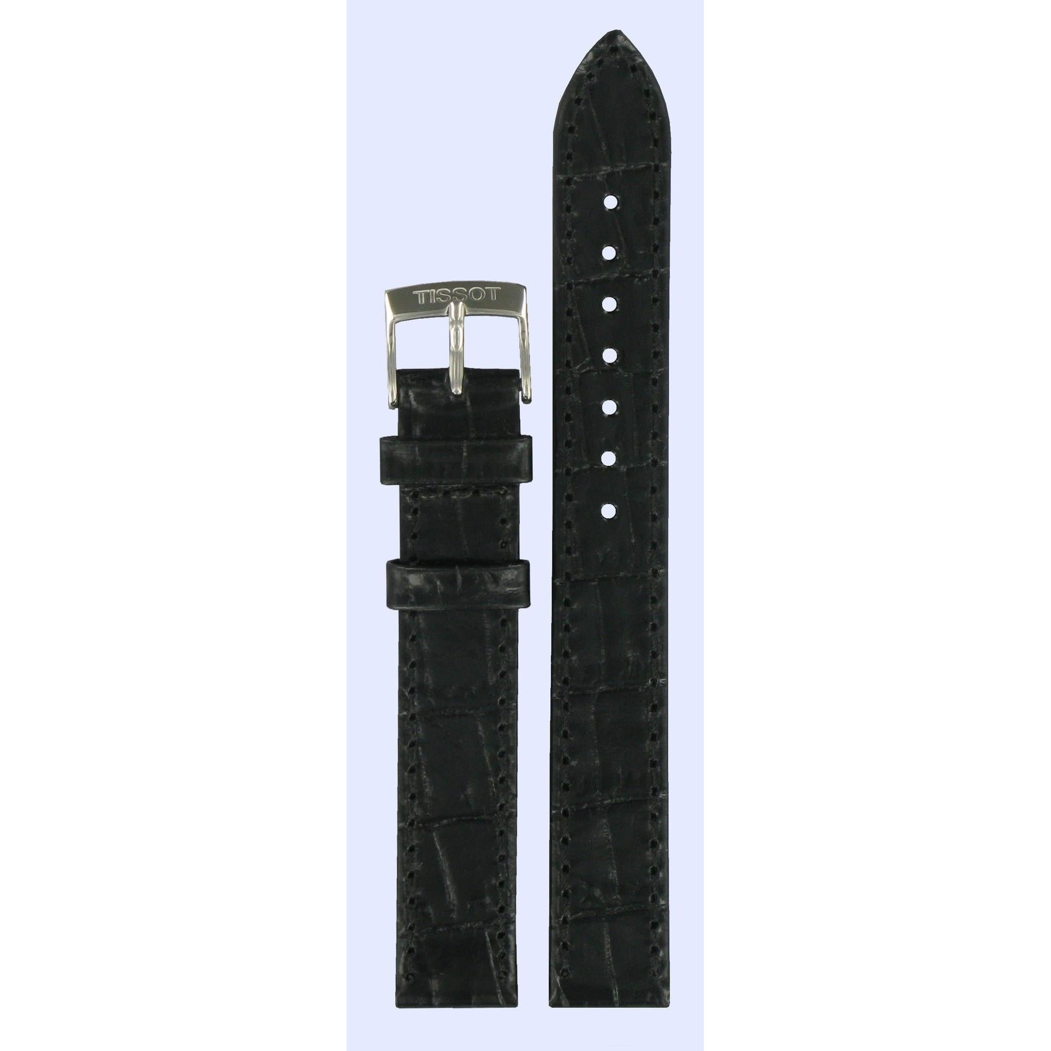 Tissot T033210A Watch Band T600027941 Black Leather 14 mm Classic Dream - Watch Plaza