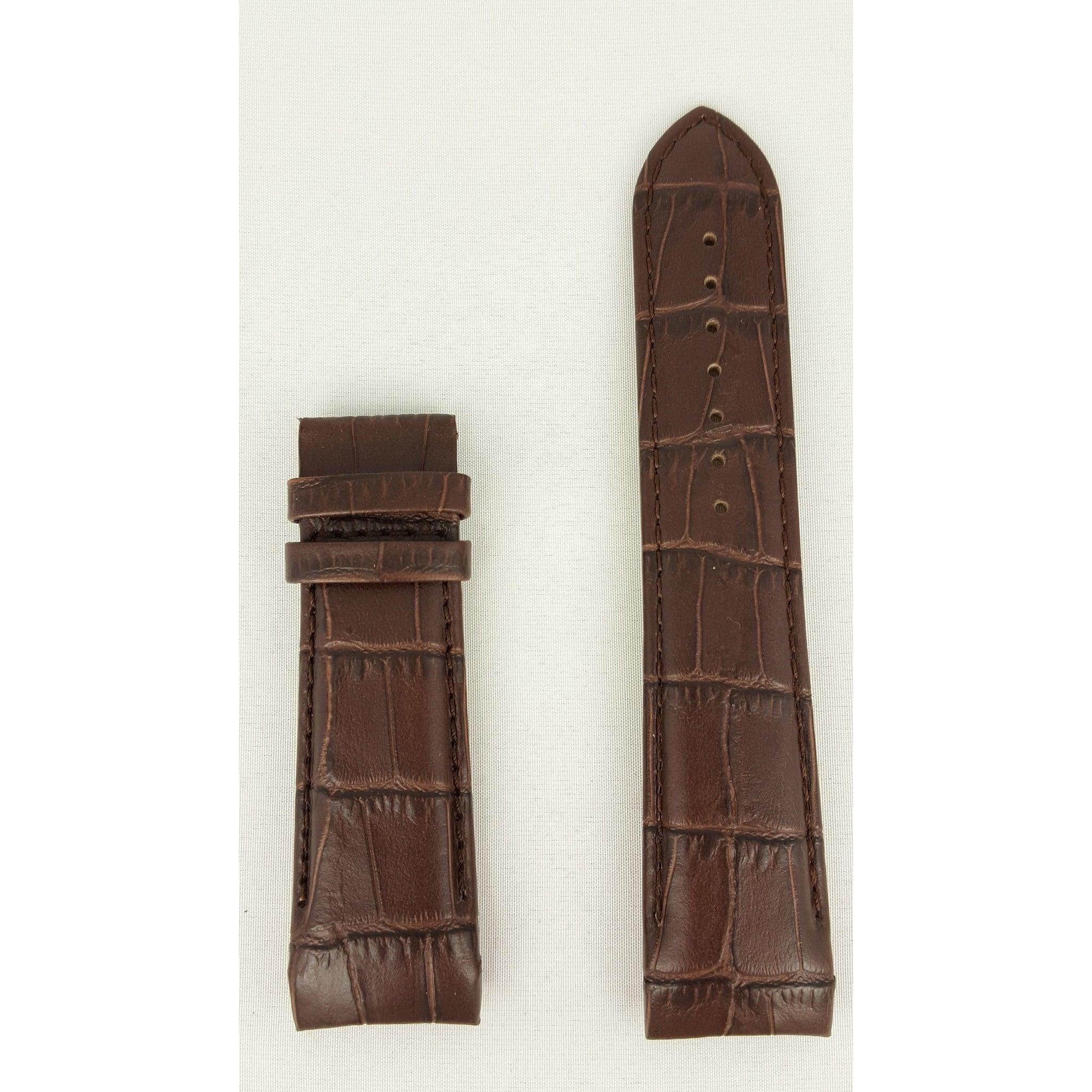 Tissot T035439A & T035617A Watch Band T610027774 Brown Leather 23 mm Couturier - Watch Plaza
