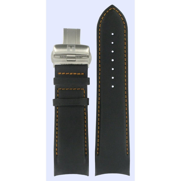 Tissot T035614A & T035627A T - Classic Watch Band T600028613 Black Leather 24 mm Couturier - Watch Plaza