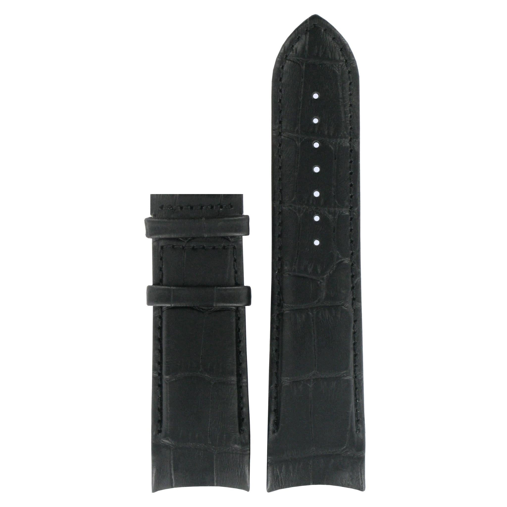 Tissot T035614A & T035627A - XS Watch Band T610028592 Black Leather 24 mm Couturier - Watch Plaza