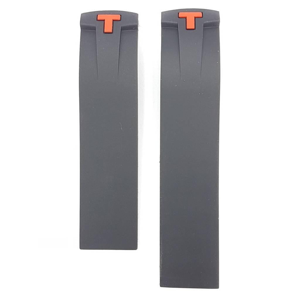 Tissot T036417A - T - Sport Watch Band T610028498 Black Silicone 20 mm PRS 330 - Watch Plaza