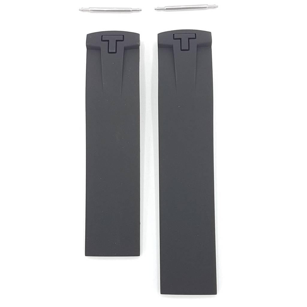 Tissot T036417A Watch Band T610028503 Black Silicone 20 mm PRS 330 - Watch Plaza