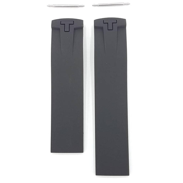 Tissot T036417A Watch Band T610028503 Black Silicone 20 mm PRS 330 - Watch Plaza