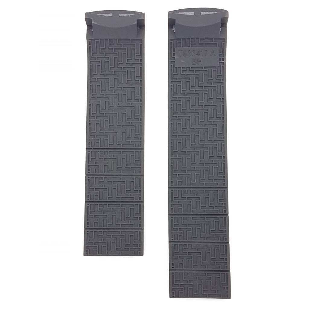 Tissot T036417A Watch Band T610028503 Black Silicone 20 mm PRS 330 - Watch Plaza