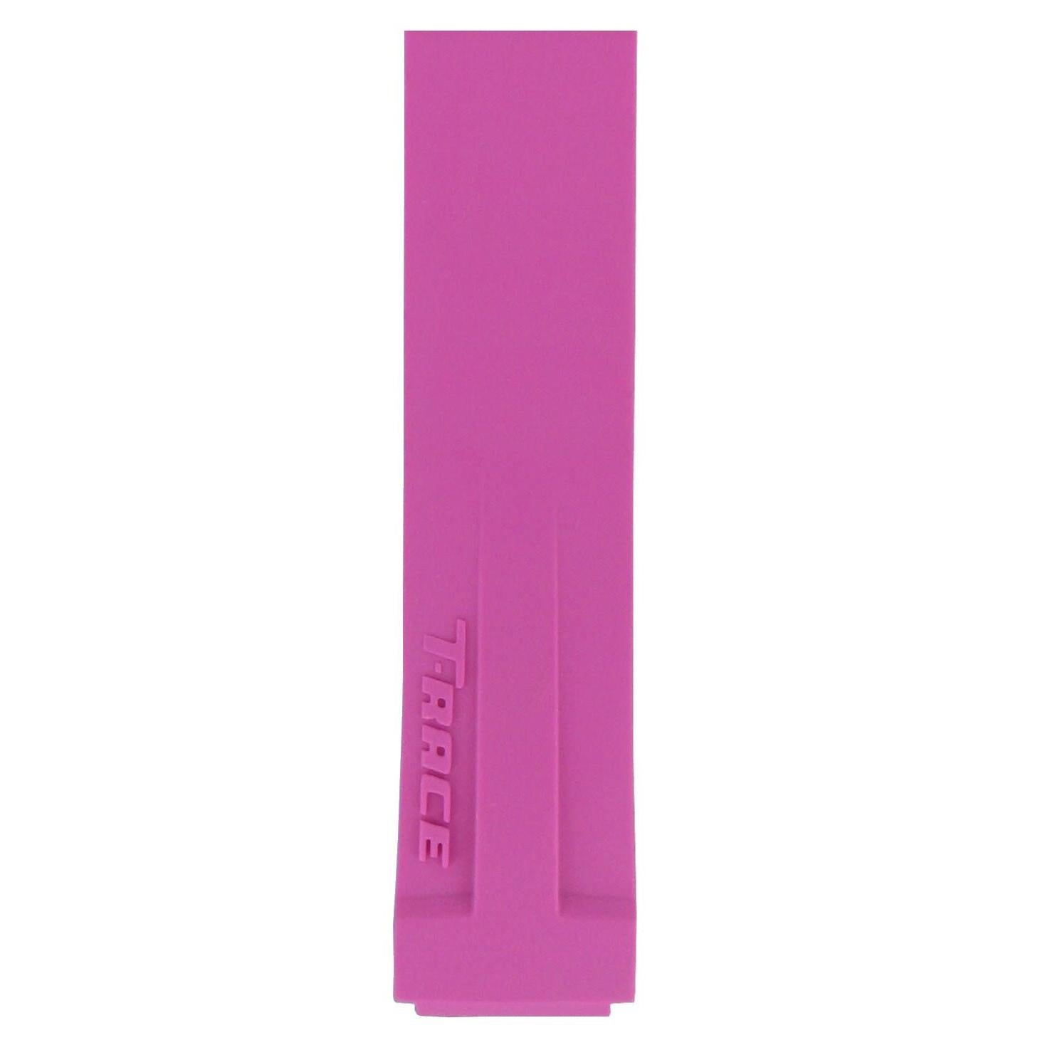 Tissot T0482171701701 Watch Band T610031514 Pink Silicone 17 mm T - Race - Watch Plaza
