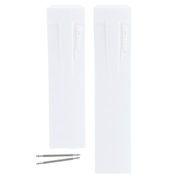 Tissot T048417 Danica Patrick Watch Band T610029094 White Silicone 21 mm T - Race - Watch Plaza