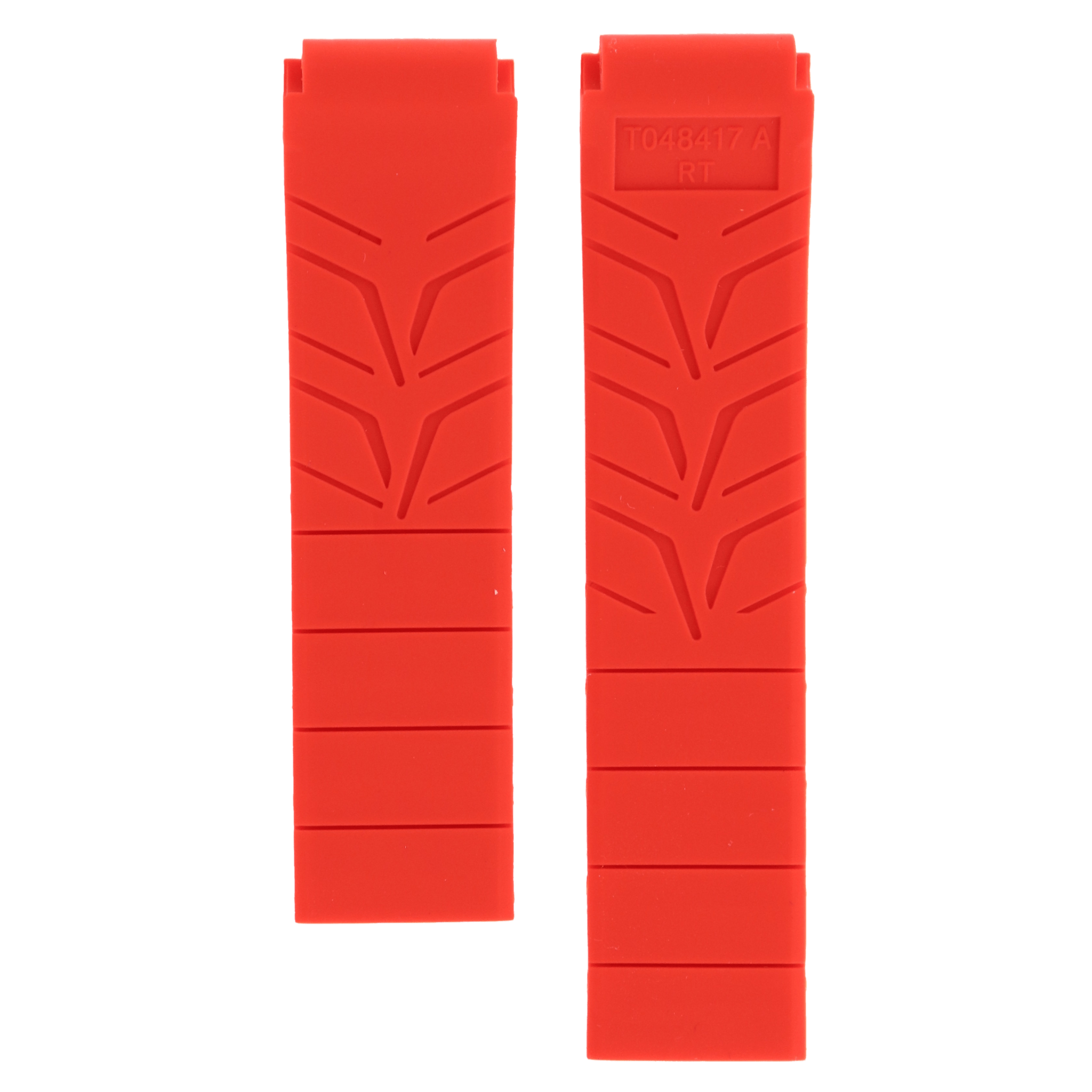 Tissot T048417A Watch Band T610029689 Red Silicone 21 mm T - Race - Watch Plaza