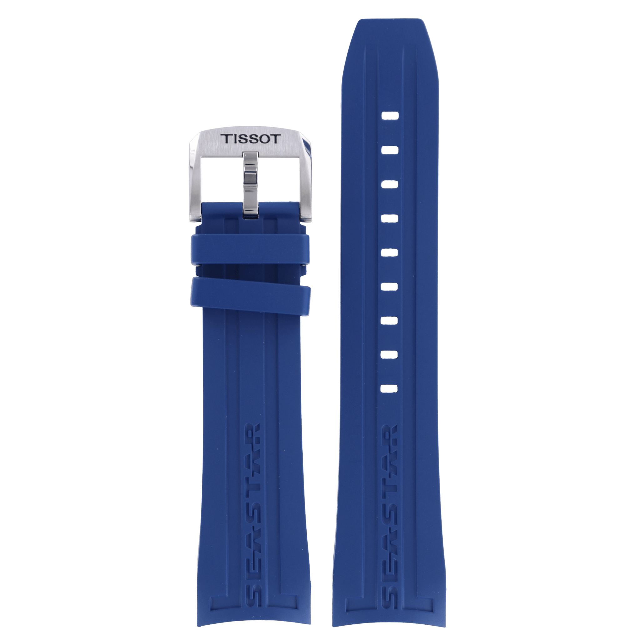 Tissot T066427A Seastar 1000 Watch Band T603031454 Blue Silicone 23 mm Seastar 1000 - Watch Plaza