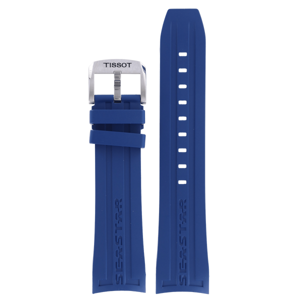 Tissot T066427A Seastar 1000 Watch Band T603031454 Blue Silicone 23 mm Seastar 1000 - Watch Plaza