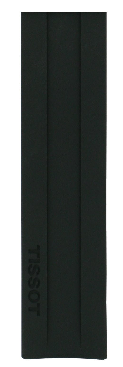 Tissot T069417A & T069439A T - Sport Watch Band T610032410 Black Silicone 20 mm Titanium - Watch Plaza