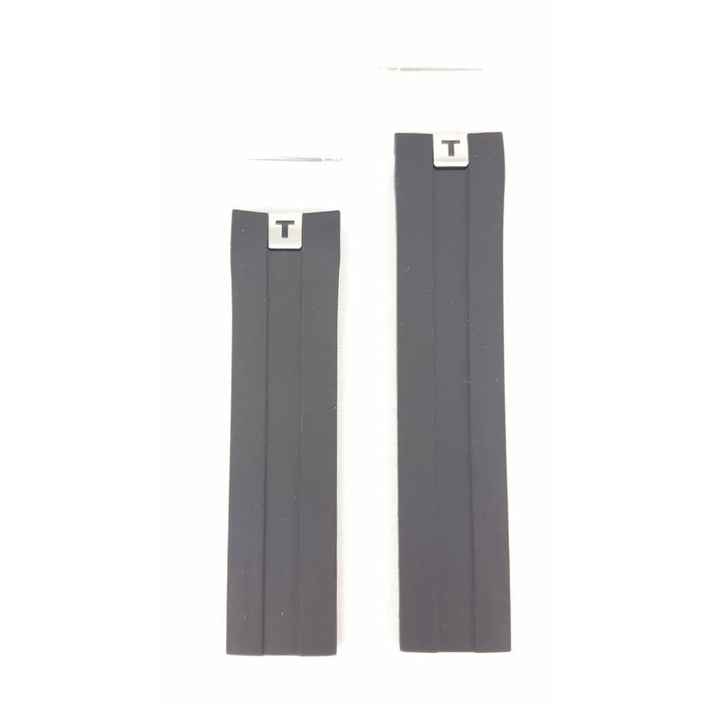 Tissot T076417 A BH Watch Band T610030240 Black Silicone 21 mm PRS 330 - Watch Plaza
