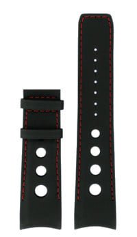 Tissot T079427A Watch Band T610034296 Black Leather 23 mm PRS 516 - Watch Plaza