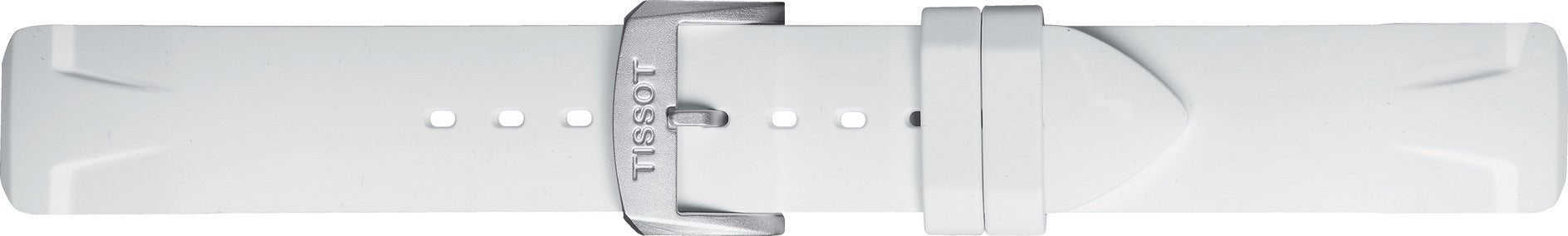 Tissot T081420A Watch Band T603036308 White Silicone 20 mm T - Race Touch - Watch Plaza