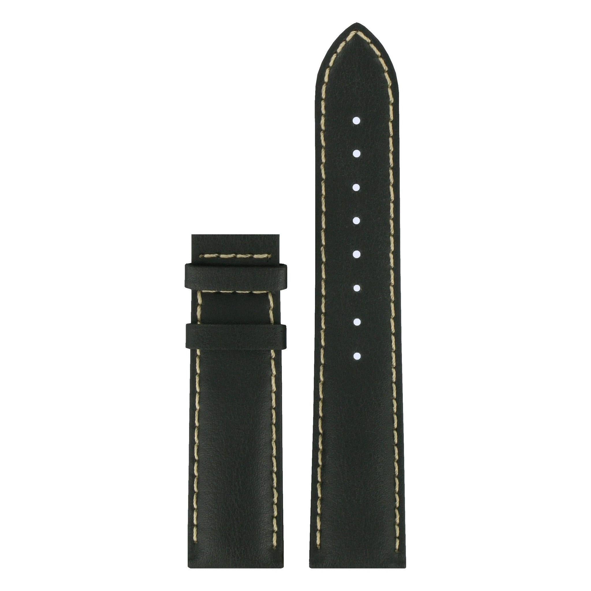Tissot T2215A & T2216A Watch Band T610017238 Black Leather 20 mm PRC - 100 - Watch Plaza
