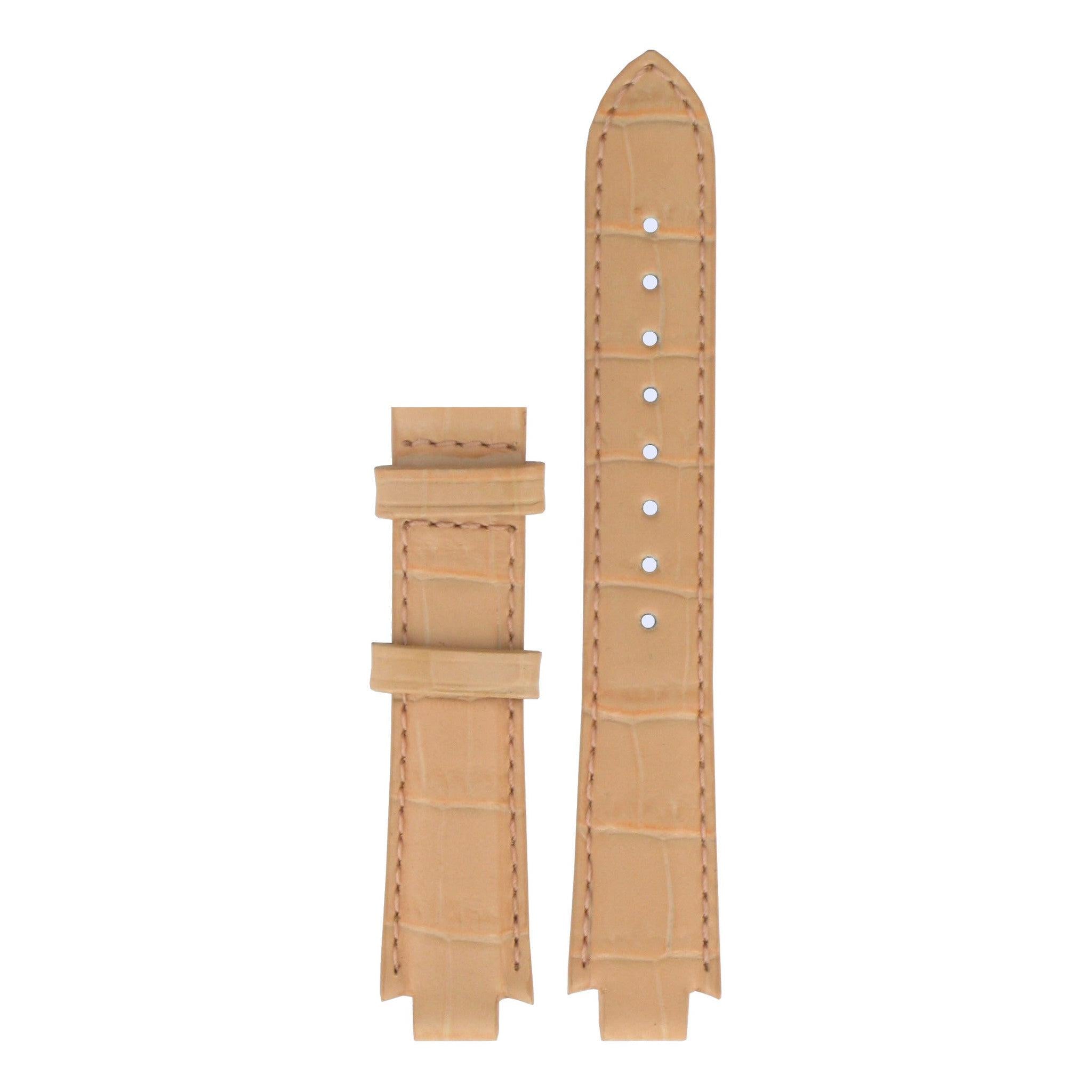 Tissot T60124993 Watch Band T610014644 Pink Leather 09,5 mm TXL - TXS - Watch Plaza