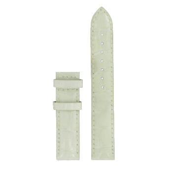 Tissot T914210A Watch Band T610034265 White Leather 16 mm Rose Dream - Watch Plaza