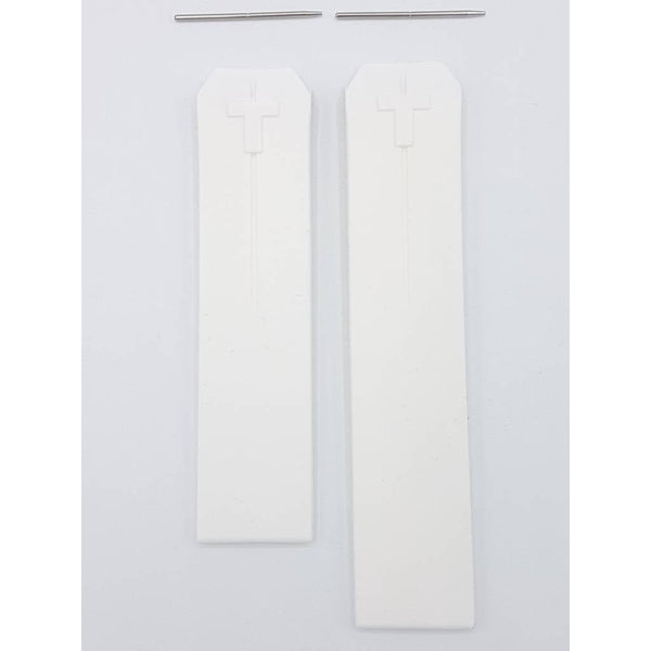 Tissot Z353 & Z253 Watch Band T610020042 White Silicone 20 mm T - Touch - Watch Plaza