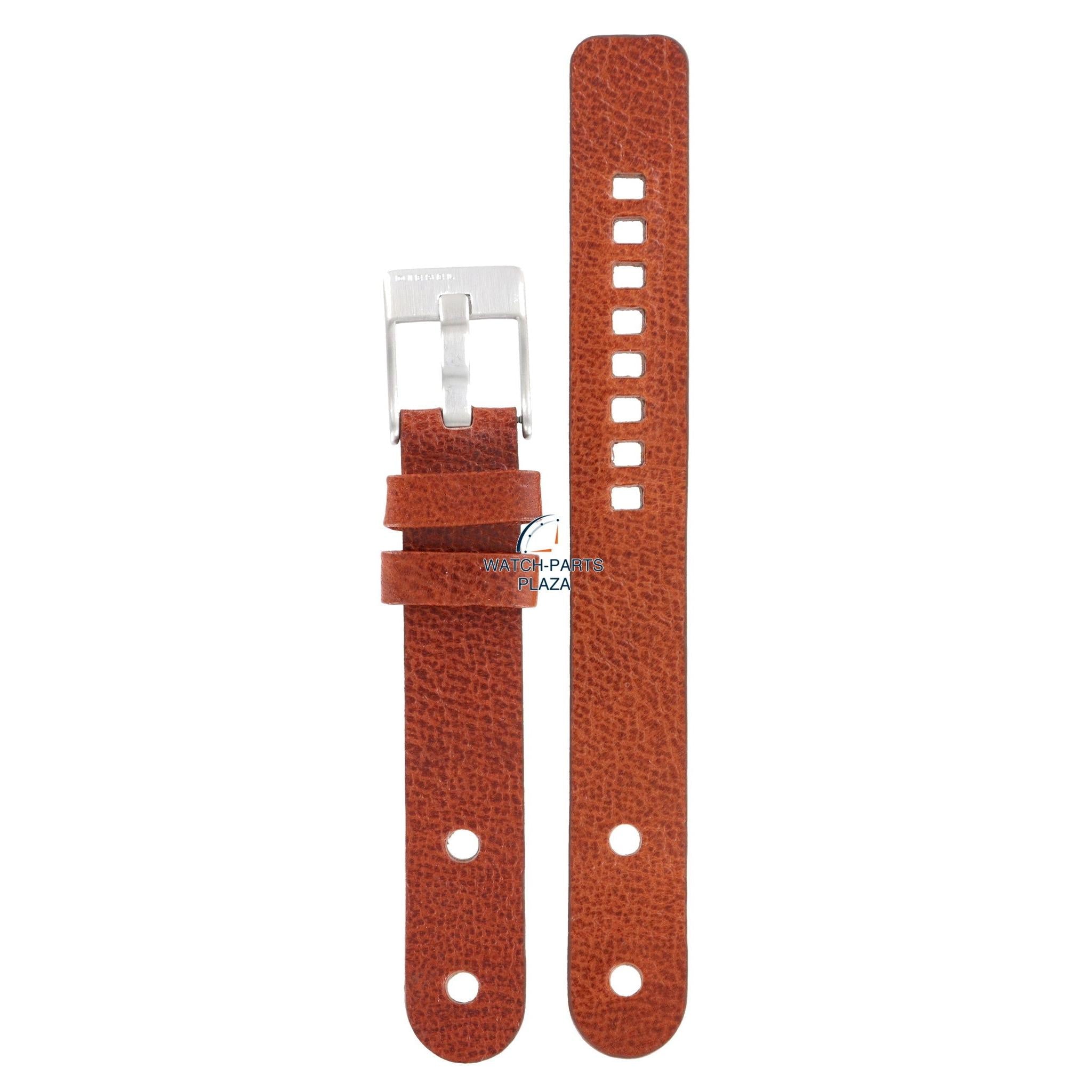 Watch Band Diesel DZ1008 brown leather strap 16mm original - Watch Plaza