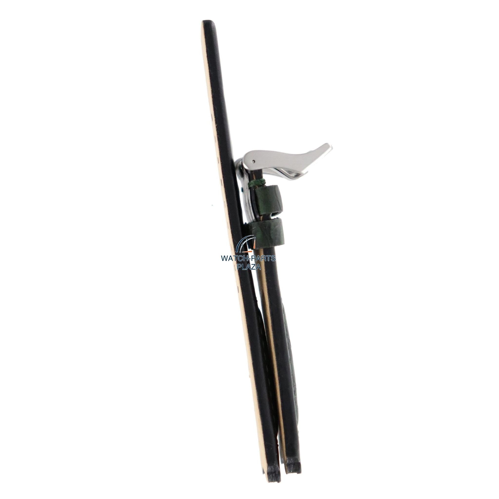 Watch Band Diesel DZ1073 black genuine leather strap 31mm original - Watch Plaza