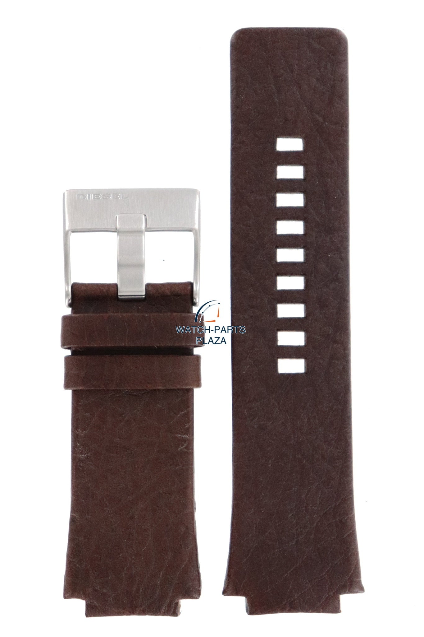 Watch Band Diesel DZ1111 brown leather strap 20mm original DZ - 1111 - Watch Plaza