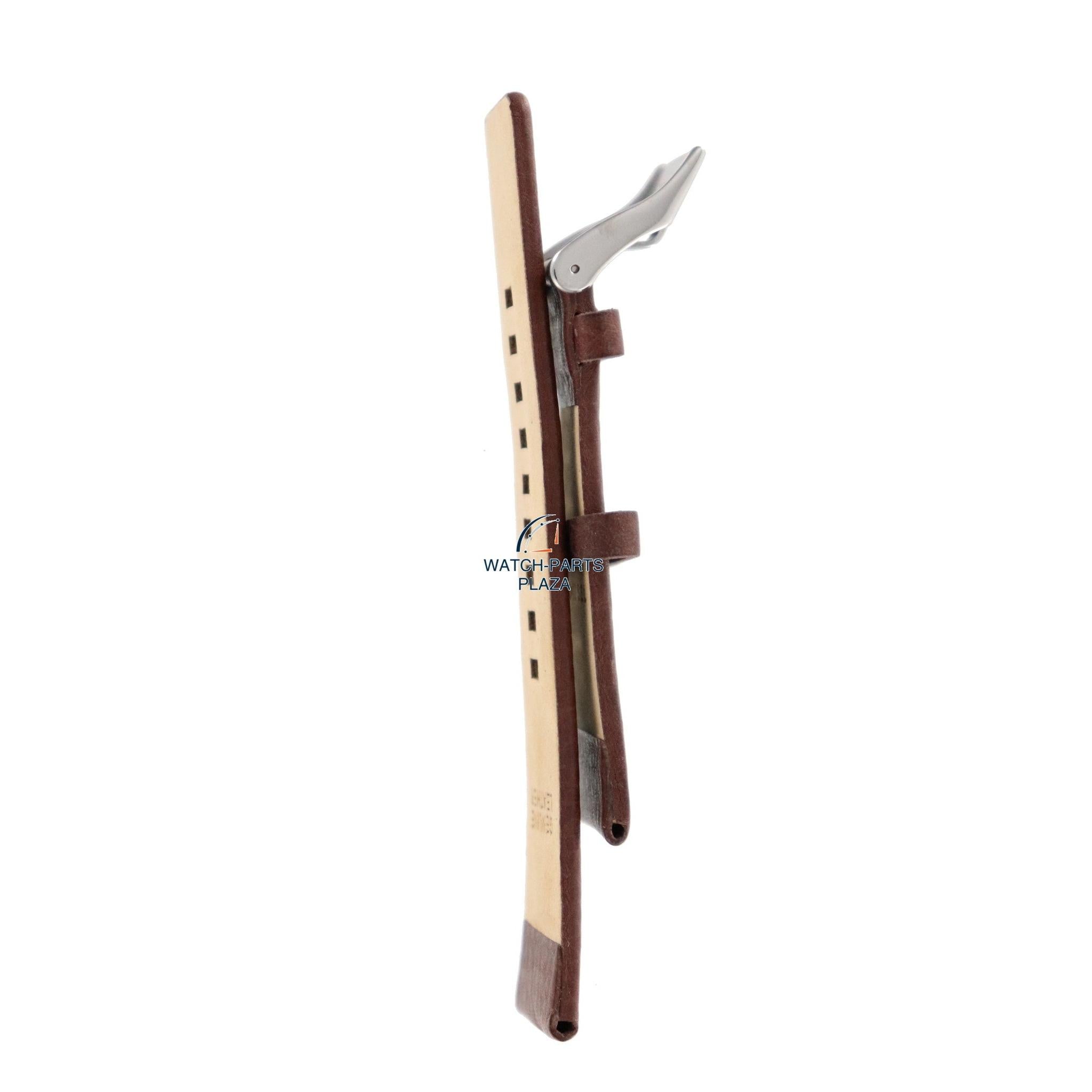 Watch Band Diesel DZ1293 brown leather strap 27mm original - Watch Plaza