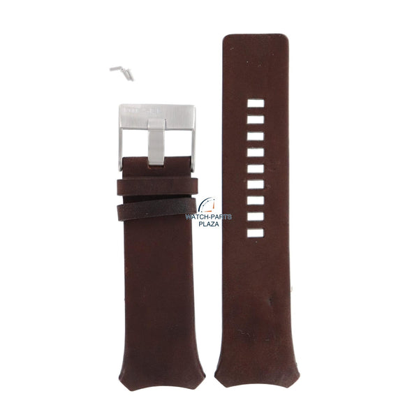 Watch Band Diesel DZ3036, DZ3037 brown leather strap 31mm original Series III - Watch Plaza