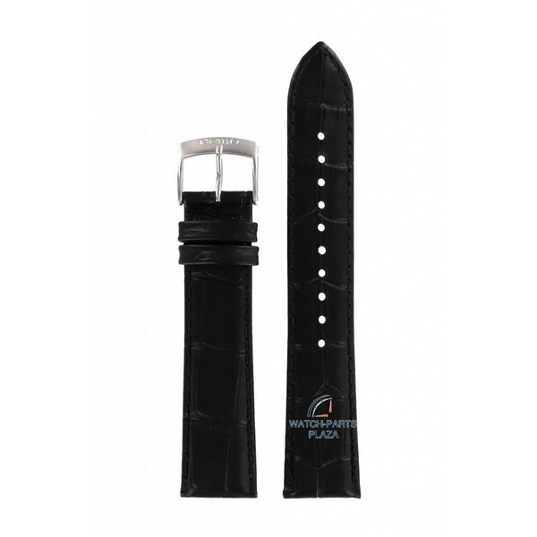Watch Band for Seiko SRP769 / SRPA27 Black Leather Strap 4R35 - 00P0, 00Z0 Classic L07H - Watch Plaza