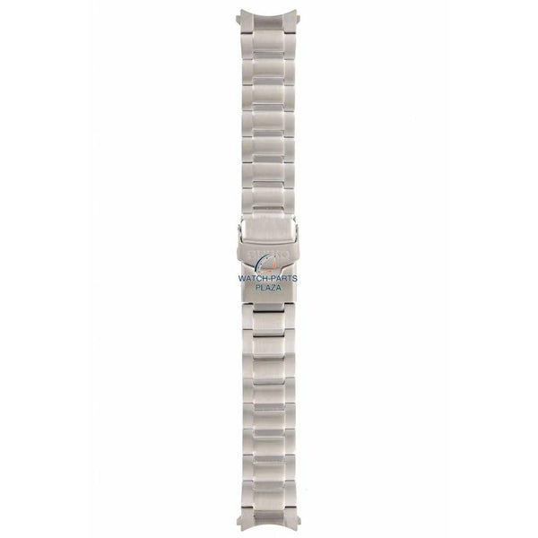 Watch Band Seiko 7T62 - 0ER0 original stainless steel strap 20mm SNA487 & SNA489 33X7 - G - Watch Plaza