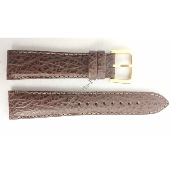 Watch Band Seiko Aeromaster 5Y23 6150 SQ Sports 150 Brown Leather Strap 20mm - Watch Plaza