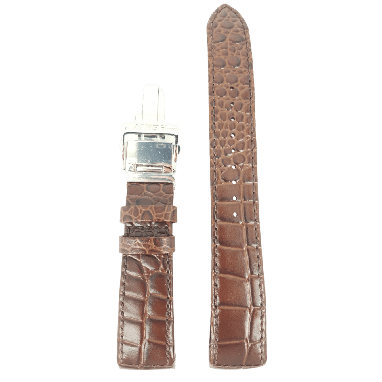 Watch Band Seiko Premier Kinetic Perpetual Calendar SNP025 / SNP023 Brown Leather Strap 7D56 - 0AA0 21mm 4A071 - Watch Plaza