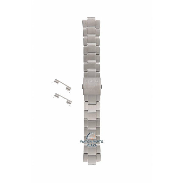 Watch Band Seiko SBFG001 Spirit Solar Radio S760 - 0AB0 stainless steel strap 22mm DA3W - Watch Plaza