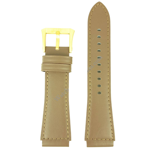 Watch Band Seiko SRP580 Prospex Limited brown leather strap L0CW B 22 mm - Watch Plaza