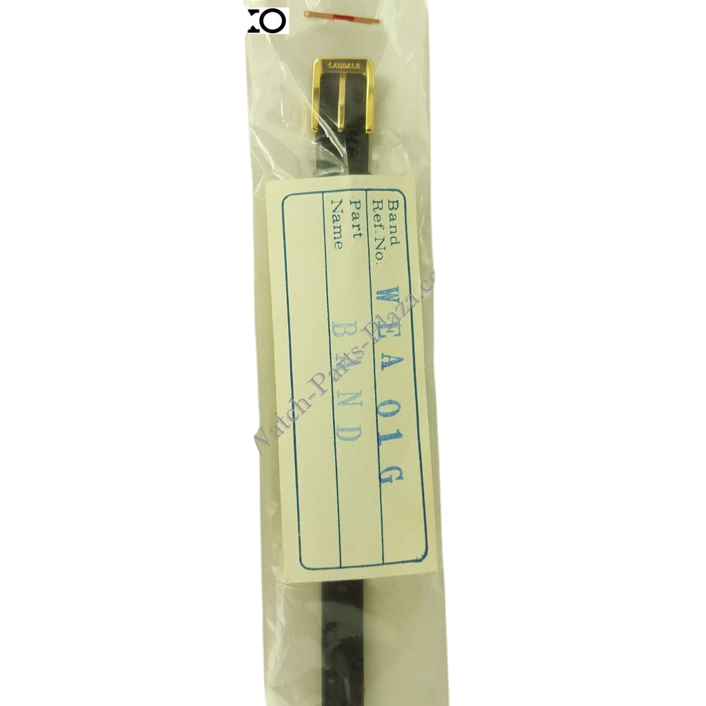 Watchband Seiko Lassale 2E50 - 5139 / 2F50 5709 black lizard leather 13mm WEA01G - Watch Plaza